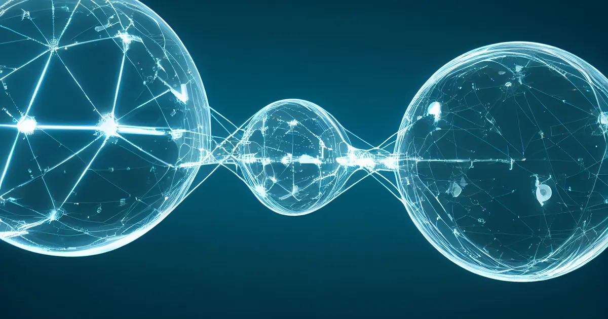 Un réseau de connexions tracé entre des nœuds, en illustration de la section « Comment mesurer honnêtement votre visibilité dans les IA »