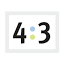 4x3, LLC logo